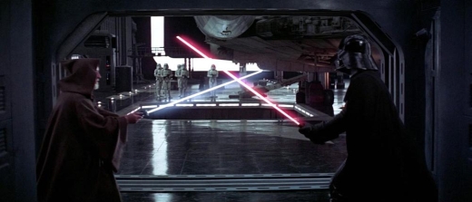 Souboj z Epizody IV mezi Obi Wanem Kenobim a Darth Vaderem - Lucas films