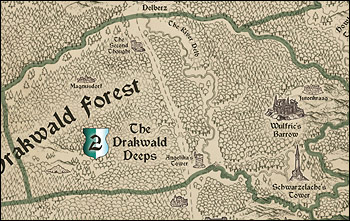 Mapa Drakwaldských hlubin